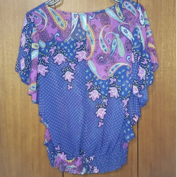 Floral Blouse (sheer) - Picture 2 of 2